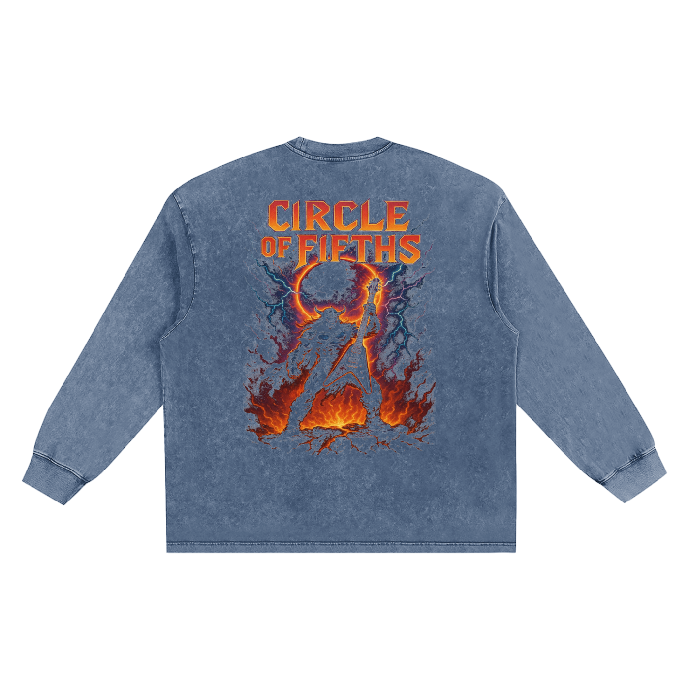Snow Washed Frayed Edge Shirt