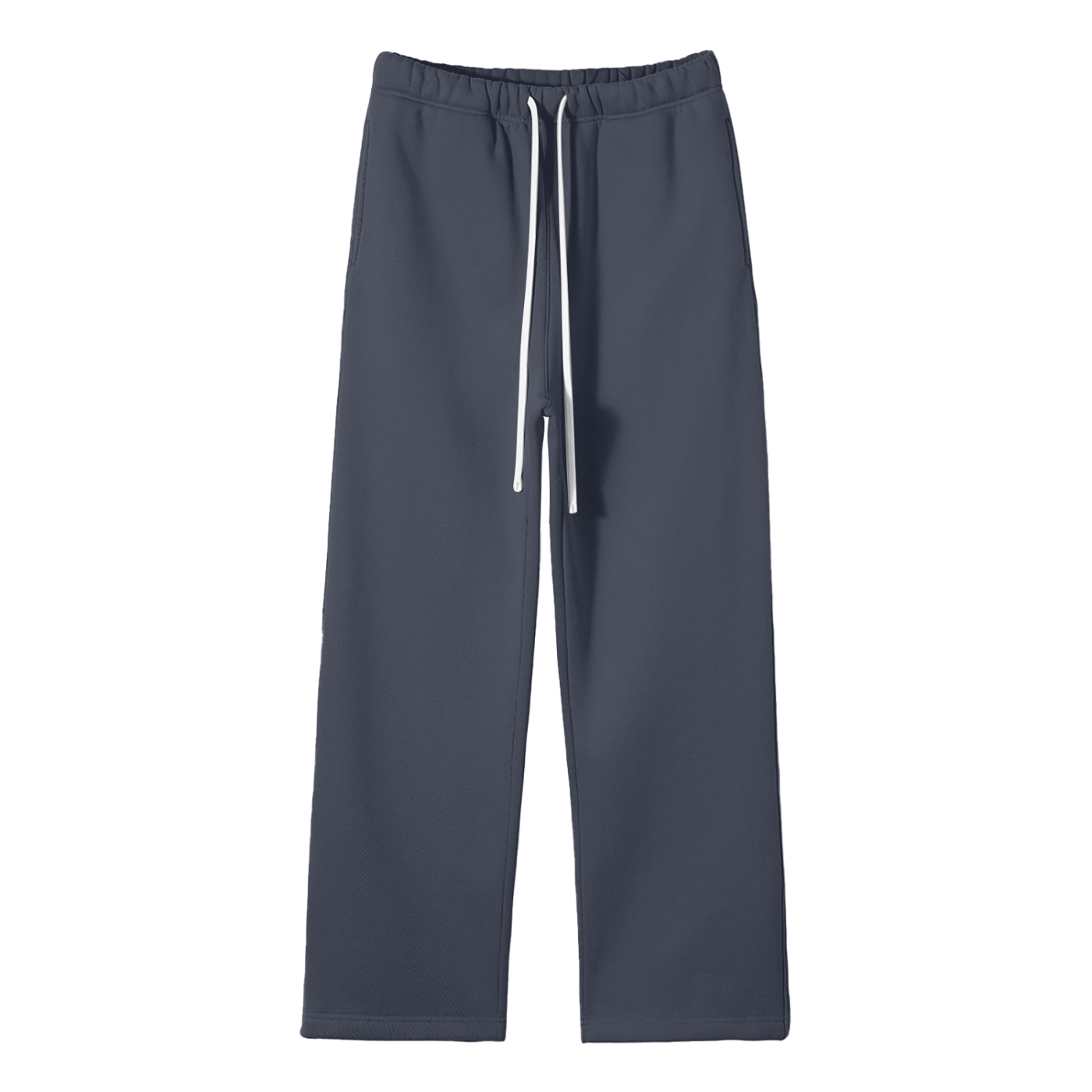 Solid Color Fleece Straight Leg Pants