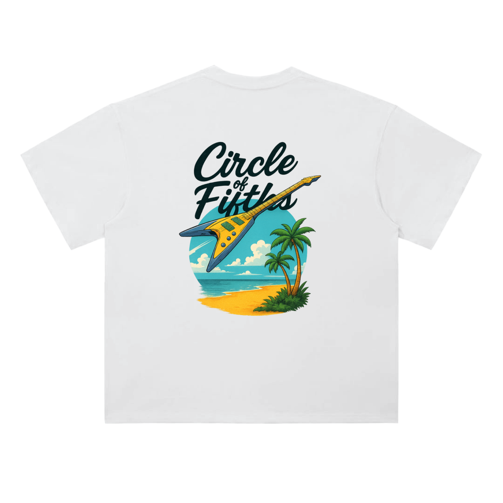 Circle of Fifths Beach Graphic Tee