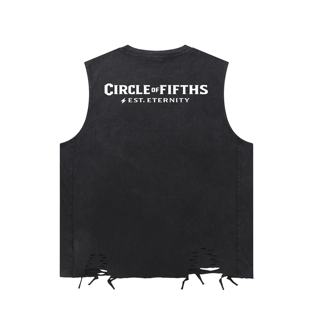 Circle of Fifths Ripped Tank
