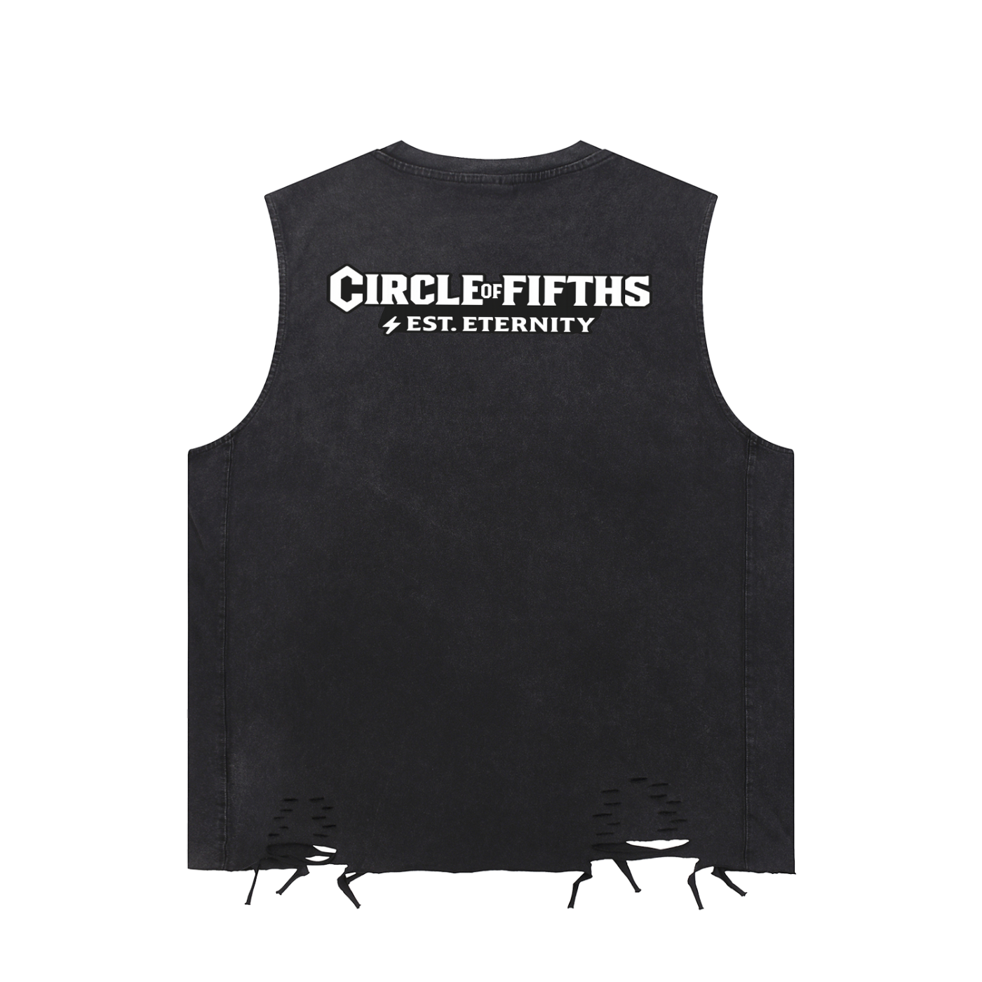 Snow Washed Raw-Hem Tank Top