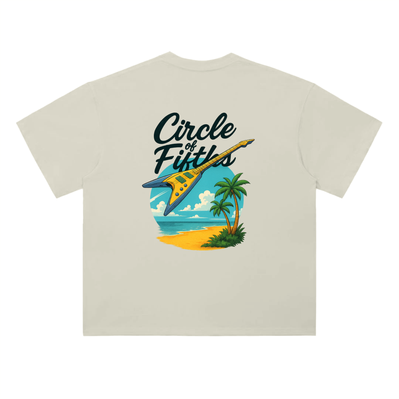 Circle of Fifths Beach Graphic Tee