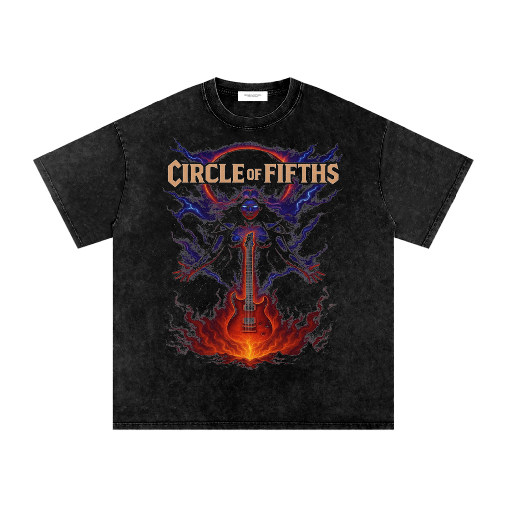 Circle of Fifths Eclipse Oversized Tee