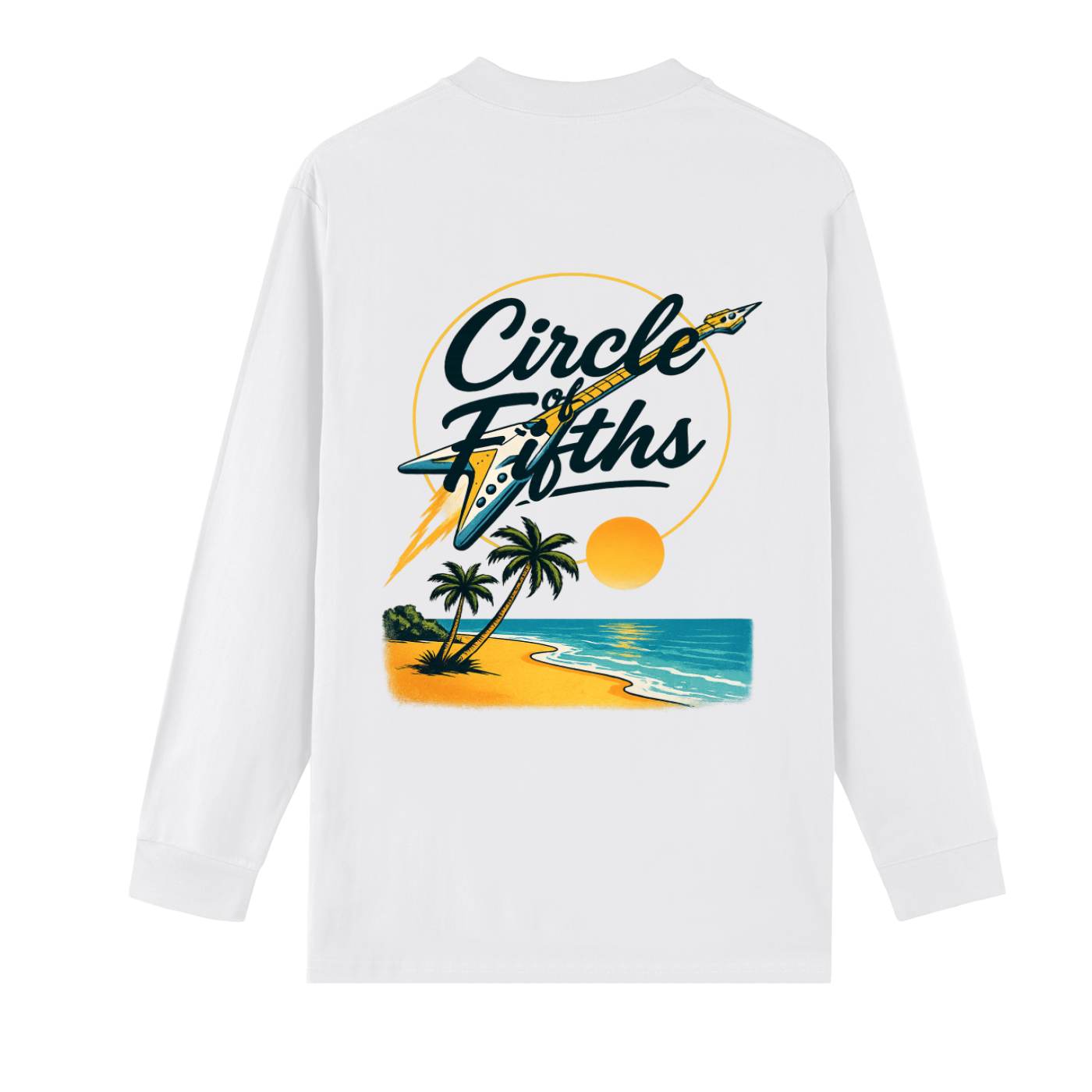 Circle of Fifths White Long Sleeve