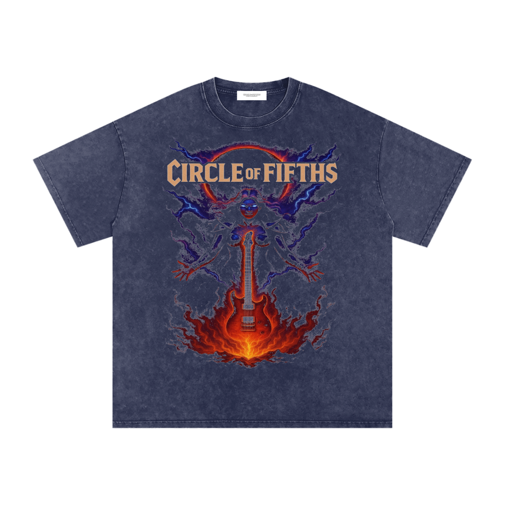 Circle of Fifths Eclipse Oversized Tee