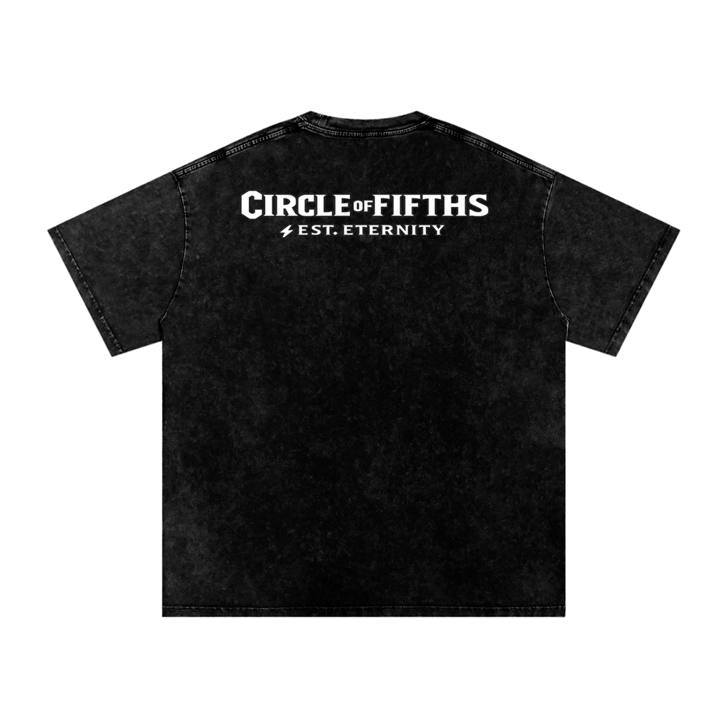 Circle of Fifths Eclipse Oversized Tee