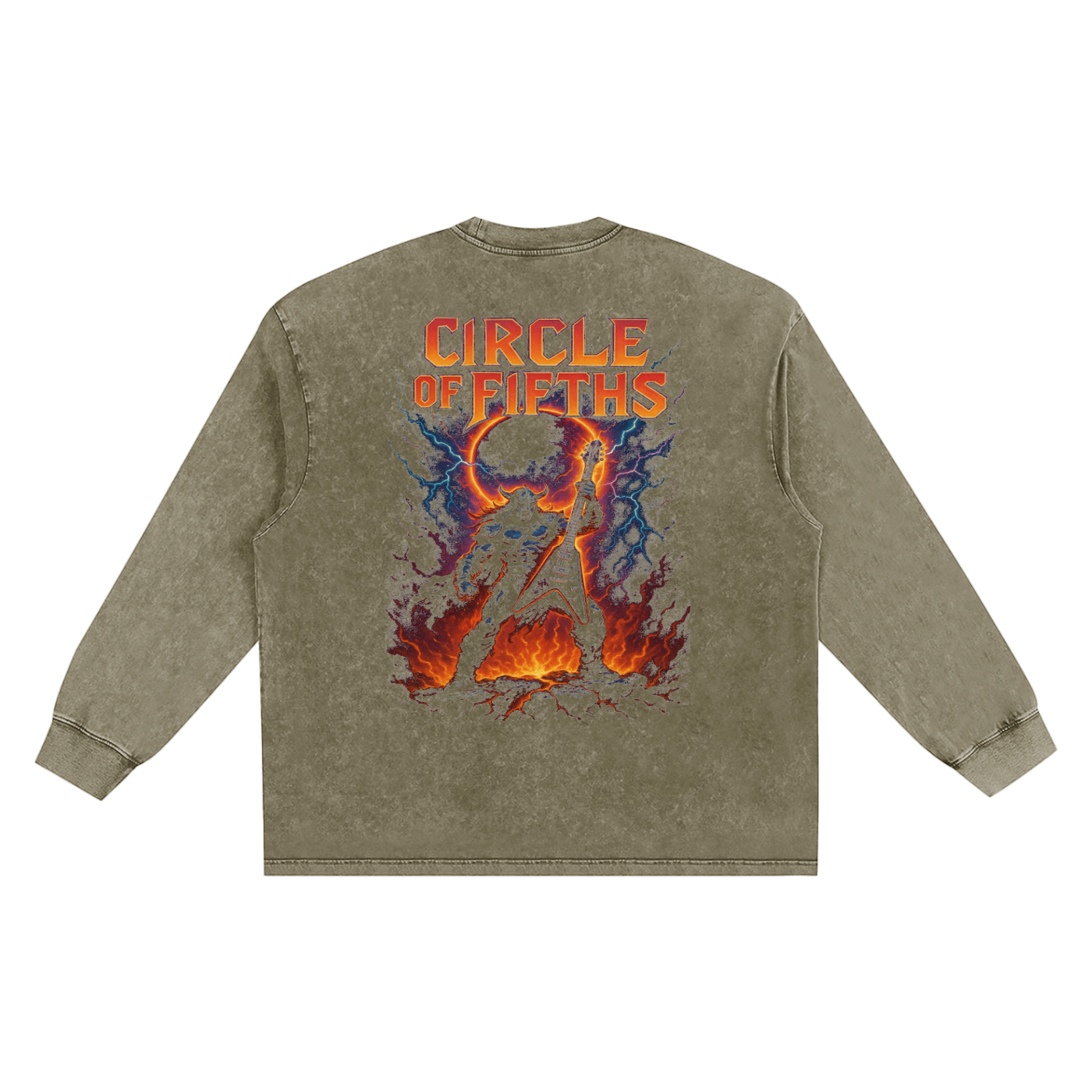 Snow Washed Frayed Edge Shirt