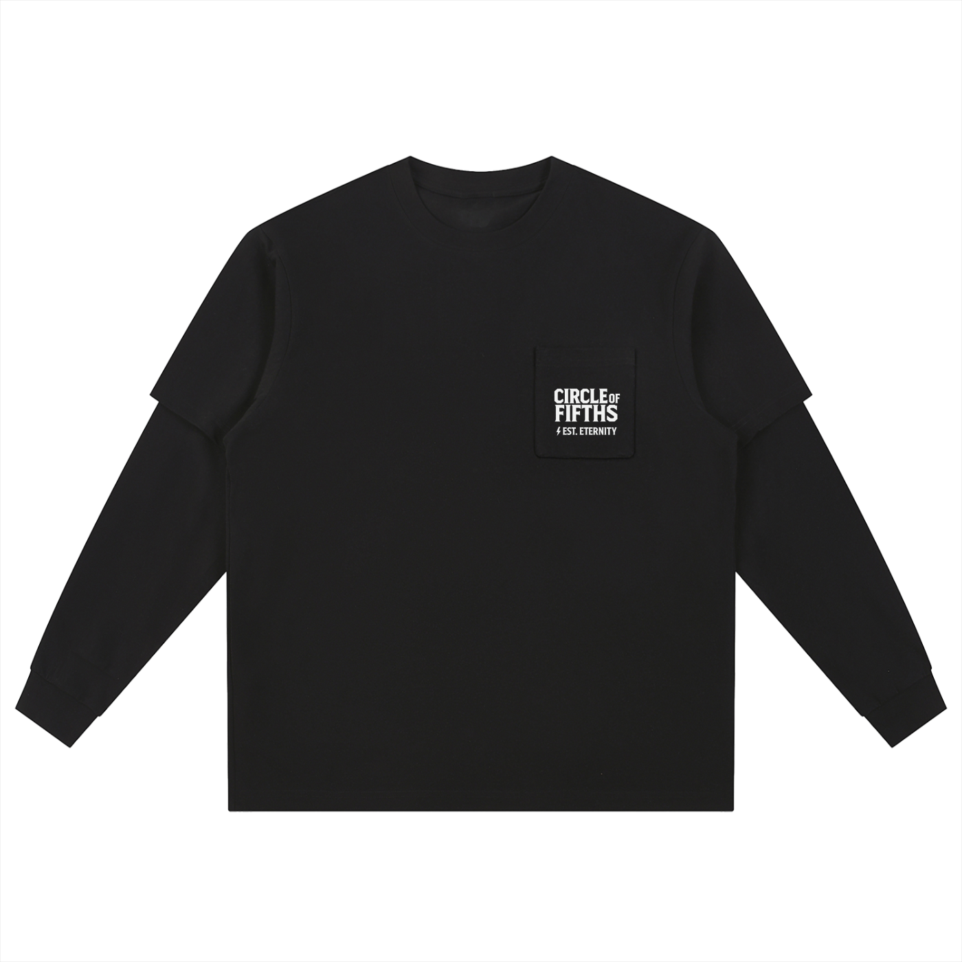 Layered Long Sleeve Oversized Tee