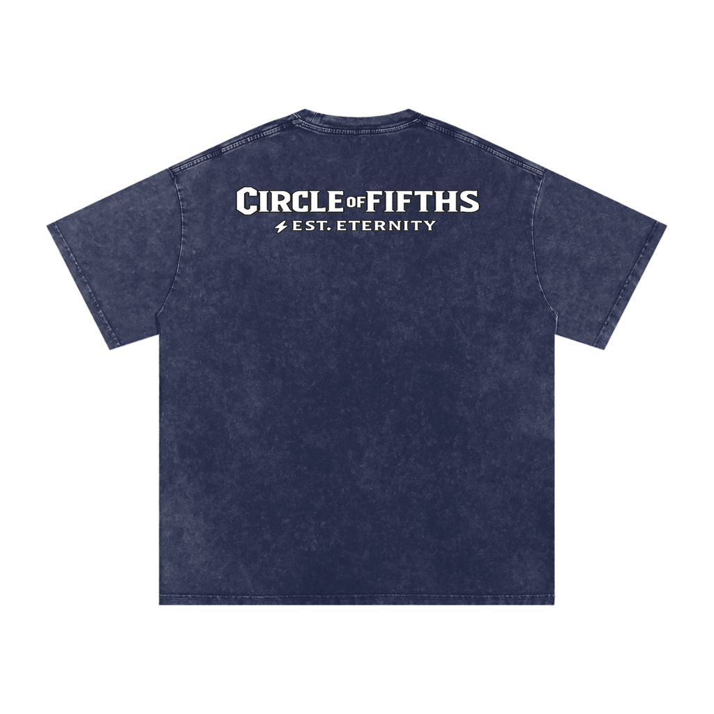 Circle of Fifths Eclipse Oversized Tee