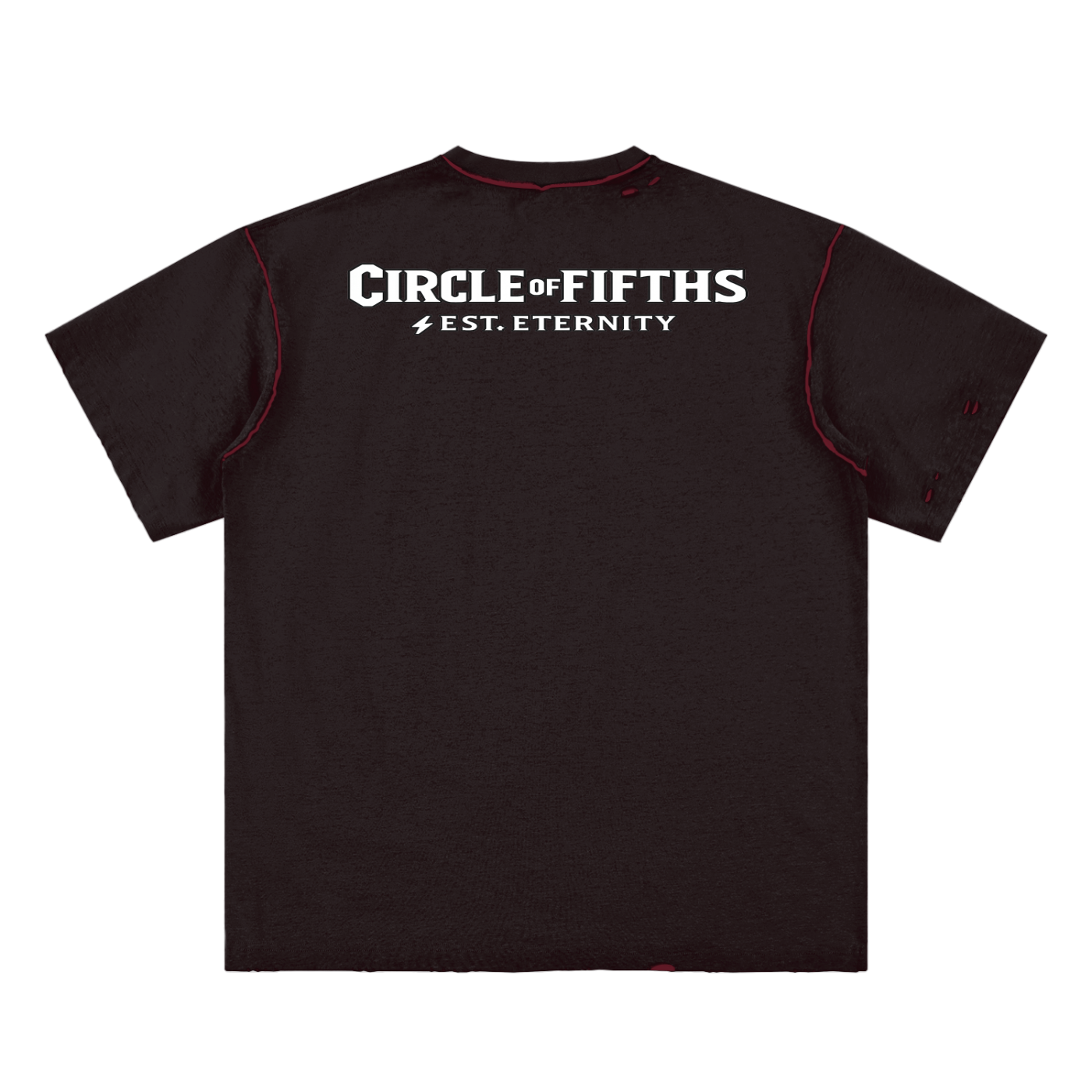 Circle of Fifths Distressed Graphic Tee