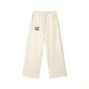 Contrast Tape Straight-Leg Sweatpants